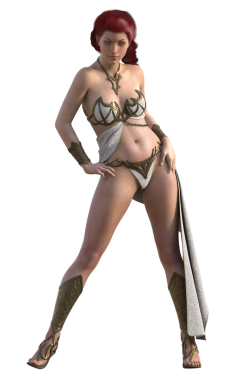 Artemis fantezi karakteri ayakta