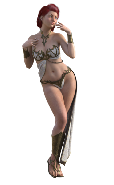 Artemis fantezi karakteri ayakta