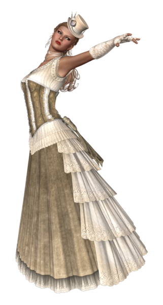 Viktorya bayanı şapkalı