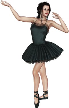 Zarif balerin dans sanatçısı