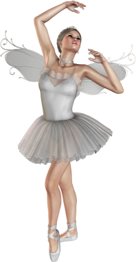 Zarif balerin dans sanatçısı