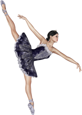 Zarif balerin dans sanatçısı