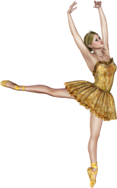 Zarif balerin dans sanatçısı