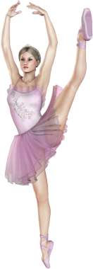 Zarif balerin dans sanatçısı