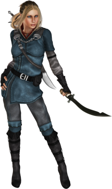 Kılıçlı bir yabancı!