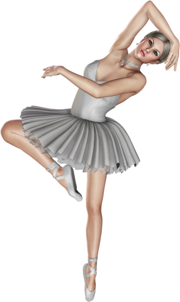 Zarif balerin dans sanatçısı