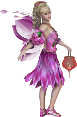 Fantezi sihirli peri karakteri