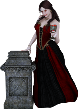 Karanlık fantezi vampir karakteri