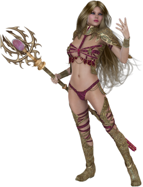 Elf savaşçı fantezi karakteri