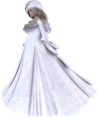 Sıcak kışlık elbise ve şapka