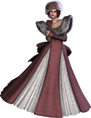 Sıcak kışlık elbise ve şapka