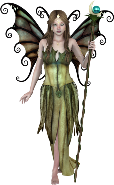 Fantezi sihirli peri karakteri