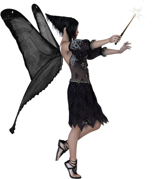 Fantezi sihirli peri karakteri