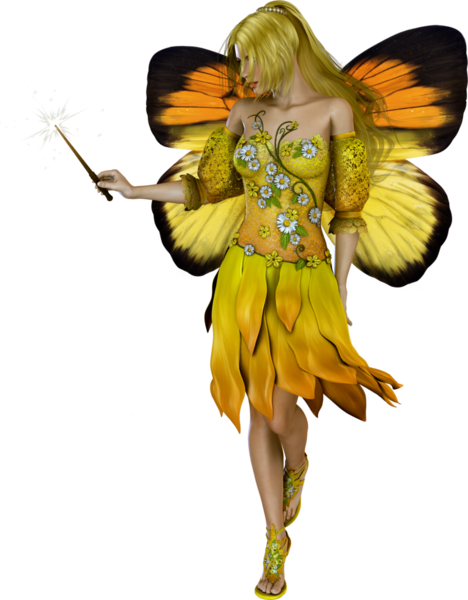 Fantezi sihirli peri karakteri