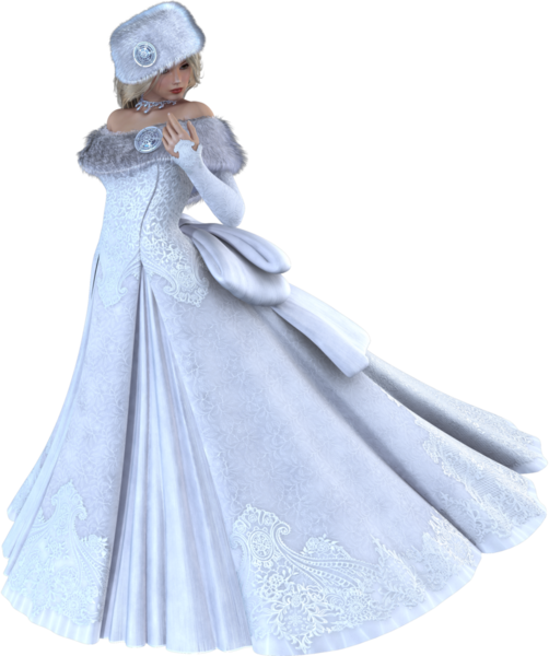 Sıcak kışlık elbise ve şapka