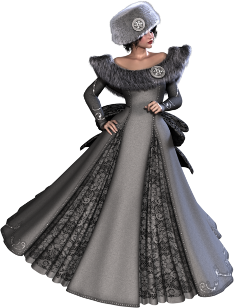 Sıcak kışlık elbise ve şapka