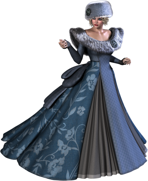 Sıcak kışlık elbise ve şapka