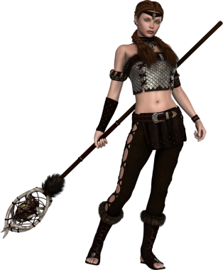 Tahta sopalı Kelt dövüşçüsü