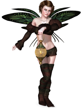 Büyüleyici peri fantezi karakteri