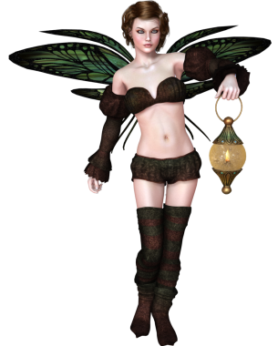 Büyüleyici peri fantezi karakteri