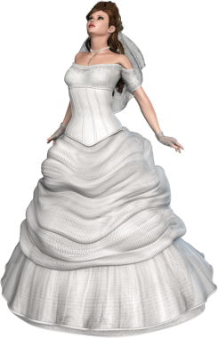 Gelinlik içinde güzel gelin