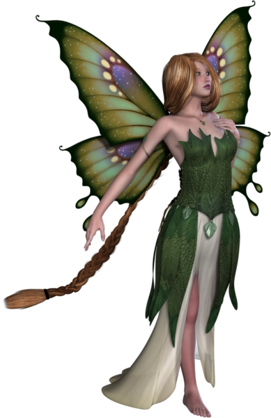 Fantezi kelebek perisi duruyor