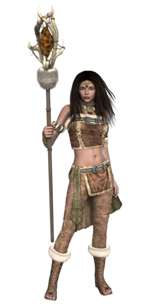 Tahta sopalı Kelt dövüşçüsü