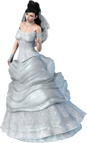 Gelinlik içinde güzel gelin