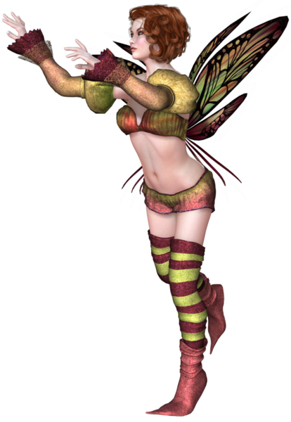 Büyüleyici peri fantezi karakteri