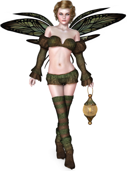 Büyüleyici peri fantezi karakteri