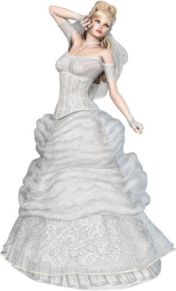 Gelinlik içinde güzel gelin