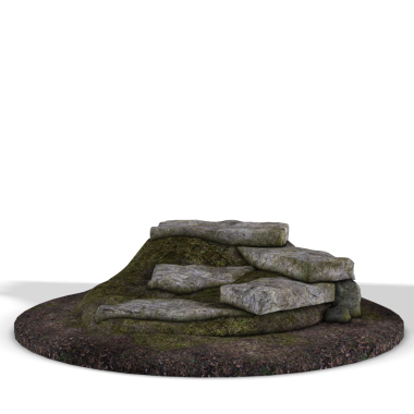 Zemin basamaklarda kayalar