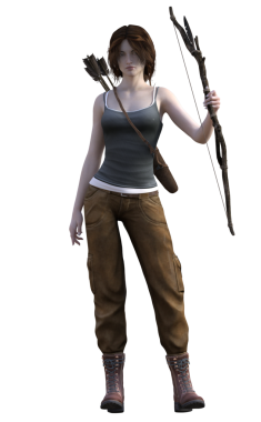 Mezar soyguncusu kadın karakter