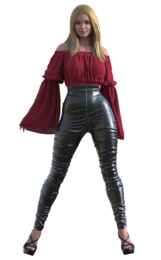 Süslü modern cazibe modeli