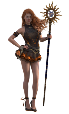 İksir üreticisi büyücü karakter