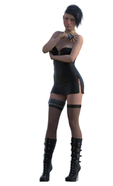 Siyahlı rock yıldızı