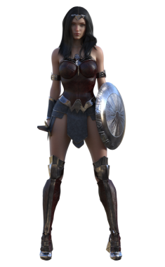 Cosplay Wonder kadın karakteri