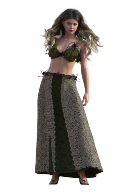 Doğa çiçek açan orman perisi.