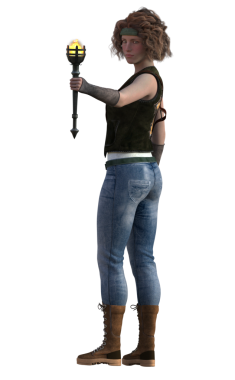 Meşaleli zindan kaşifi