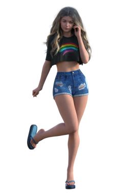 Plaj kıyafetli güzel kız.