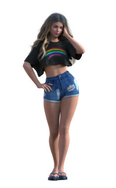 Plaj kıyafetli güzel kız.