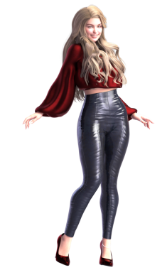 uzun sarı saçlı güzel kadın