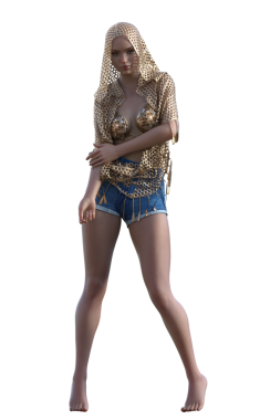 Şortlu plaj kıyafeti.