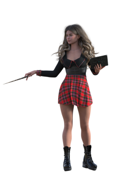 Fantezi cadı akademisi öğrencisi