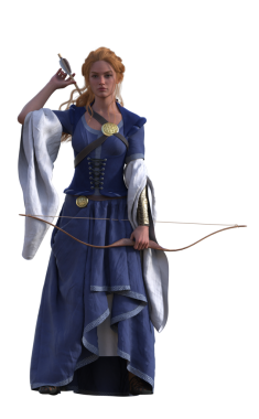 Oklu ortaçağ bakiresi