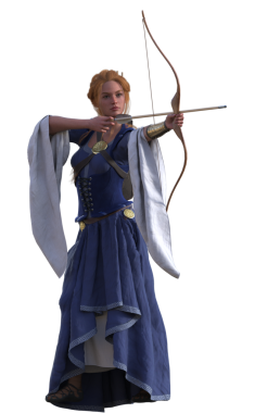 Oklu ortaçağ bakiresi