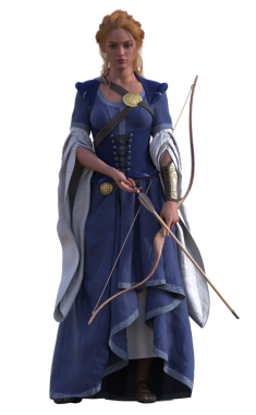 Oklu ortaçağ bakiresi