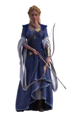 Oklu ortaçağ bakiresi