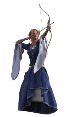 Oklu ortaçağ bakiresi