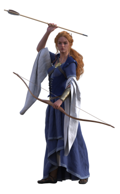 Oklu ortaçağ bakiresi